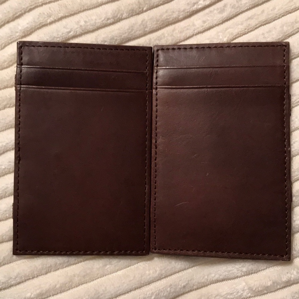 NWT J Crew leather card holder - Picture 2 of 5